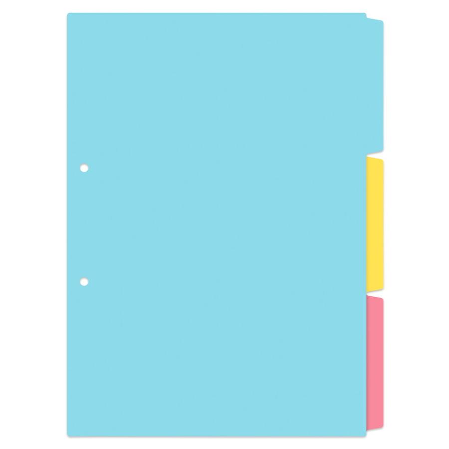 プラス(PLUS) インデックスシート PP製 2穴 A4縦 3山1組 FL-201IS 84-841 | PLUS