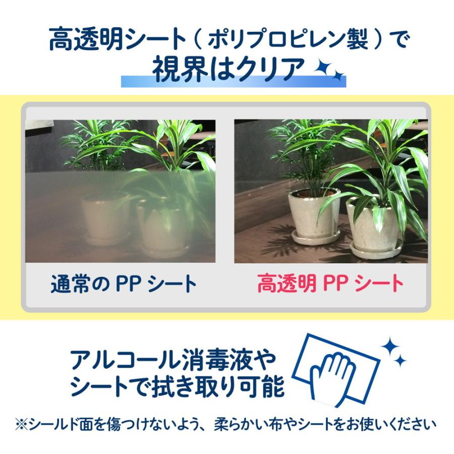 プラス(PLUS) フェイスシールド 差し込み式 20枚パック クリア | PLUS | 04