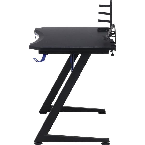 不二貿易　レイズ ゲーミングデスク 幅1050×奥行600×高さ700mm ブルー　18573 |  | 08