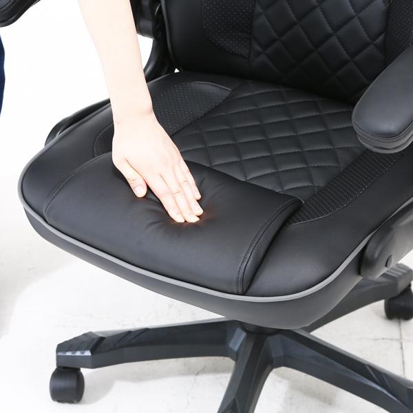 不二貿易　ゲーミングチェア　シグナル　グレー　15507 |  | 05