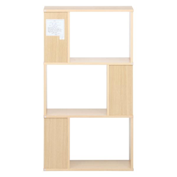 不二貿易　S型ディスプレイラック 3段　ナチュラル　98710 | 不二貿易 | 03
