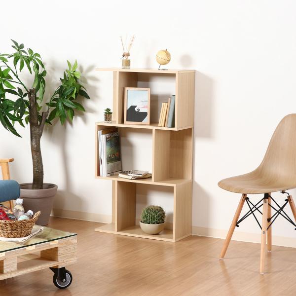 不二貿易　S型ディスプレイラック 3段　ナチュラル　98710 | 不二貿易 | 05