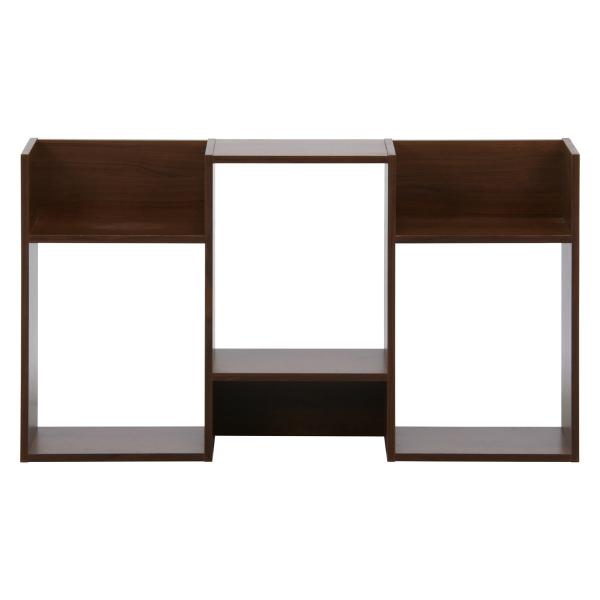 不二貿易　S型ディスプレイラック 3段　ミディアムブラウン　98711 | 不二貿易 | 04