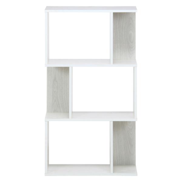 不二貿易　S型ディスプレイラック 3段　ホワイトウォッシュ　98712 | 不二貿易 | 01