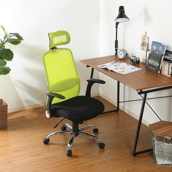 不二貿易　ヘッド付アームアップチェア　グリーン　35425 |  | 09