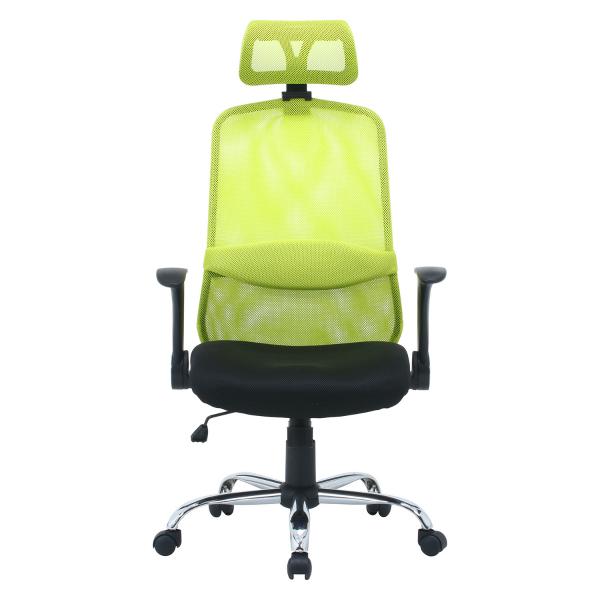 不二貿易　ヘッド付アームアップチェア　グリーン　35425 |  | 01