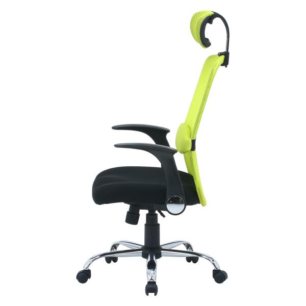 不二貿易　ヘッド付アームアップチェア　グリーン　35425 |  | 02