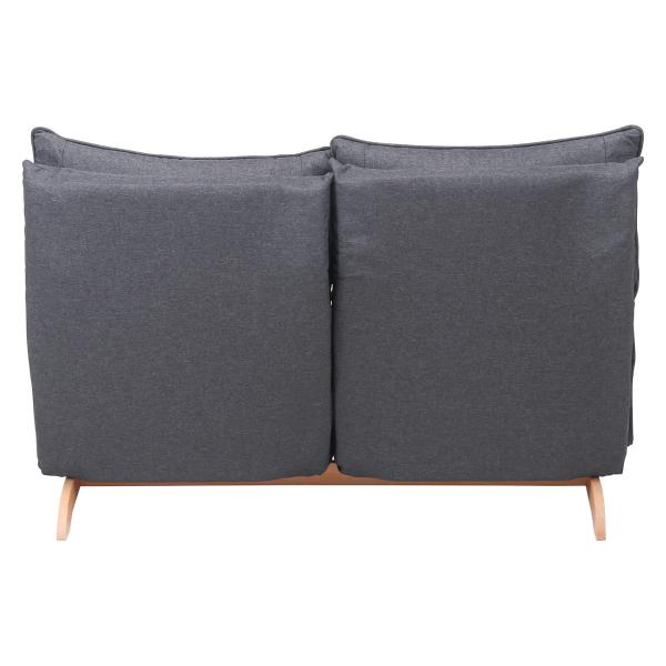 不二貿易　ダブルクッション座椅子　フィット2　2人掛け　ダークグレー　19207 | 不二貿易 | 02