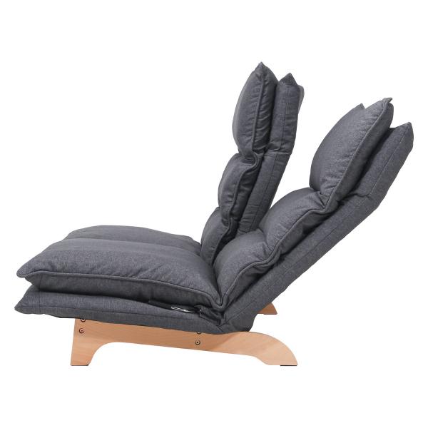 不二貿易　ダブルクッション座椅子　フィット2　2人掛け　ダークグレー　19207 | 不二貿易 | 04