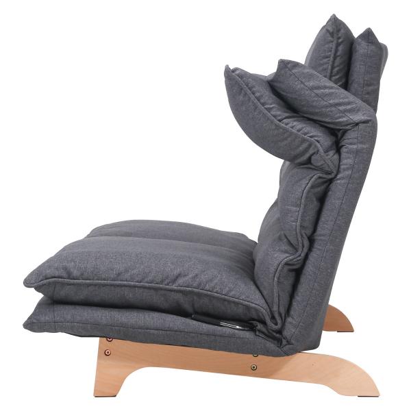 不二貿易　ダブルクッション座椅子　フィット2　2人掛け　ダークグレー　19207 | 不二貿易 | 05