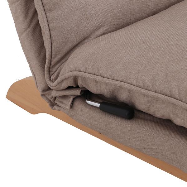 不二貿易 ダブルクッション座椅子 フィット2 2人掛け ベージュ 19208 | 不二貿易 | 06