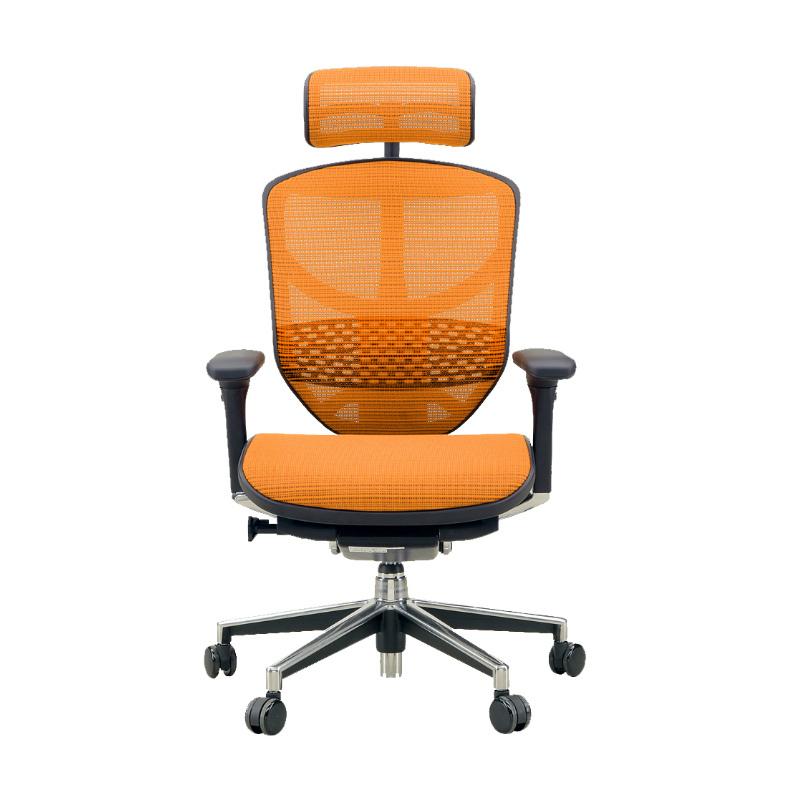 エルゴヒューマン エンジョイ ブラウンメッシュヘッドレスト付き