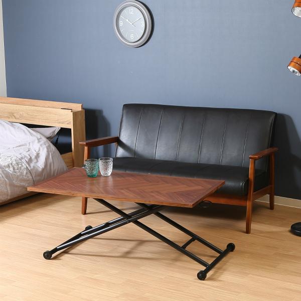 不二貿易 昇降テーブル シルビア ブラウン 19242 |  | 09