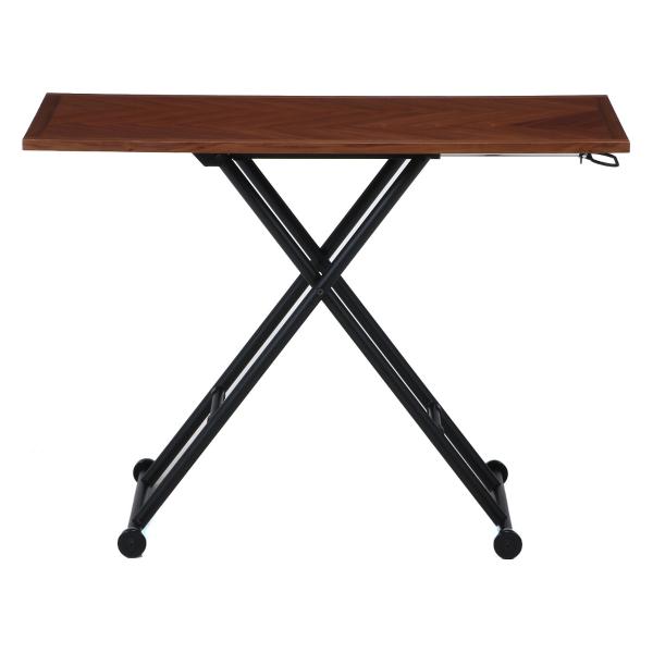 不二貿易 昇降テーブル シルビア ブラウン 19242 |  | 02