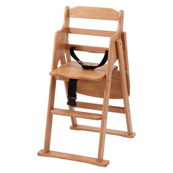 不二貿易　木製折り畳みベビーチェアー　ナチュラル　17332 | 不二貿易 | 01