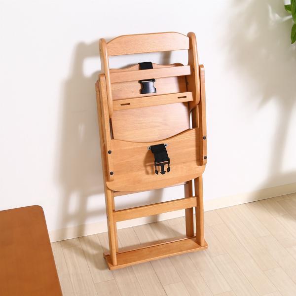 不二貿易　木製折り畳みベビーチェアー　ナチュラル　17332 | 不二貿易 | 08