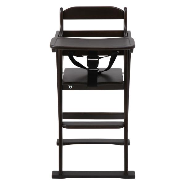 不二貿易 木製 折り畳み ベビーチェアー ブラウン 17633 ハイチェア | 不二貿易 | 02