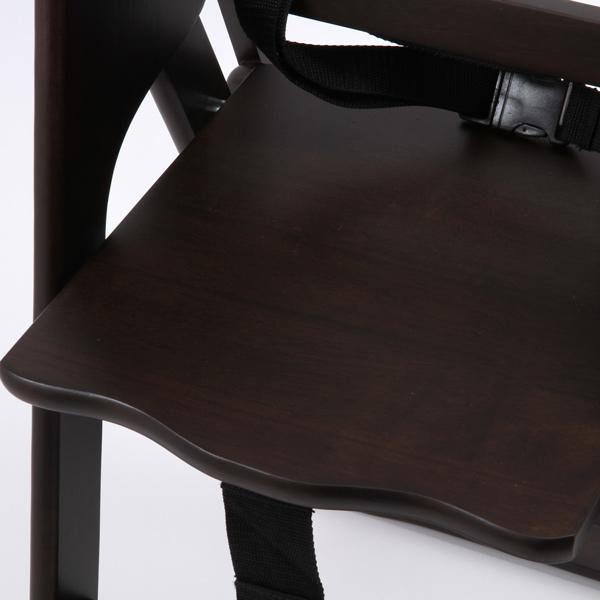 不二貿易 木製 折り畳み ベビーチェアー ブラウン 17633 ハイチェア | 不二貿易 | 06