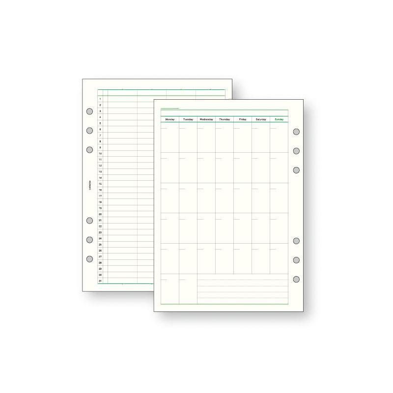 《レイメイ藤井》 ダヴィンチ A5リフィル [ フリーマンスリー＋4プラン ] DAR4294 | ダ・ヴィンチ