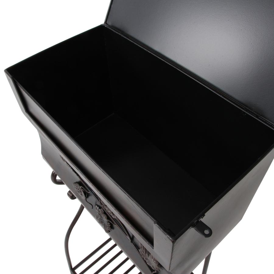 不二貿易　メールボックス　アンティーク塗装　葡萄モチーフ ブラウン　38174 | 不二貿易 | 05