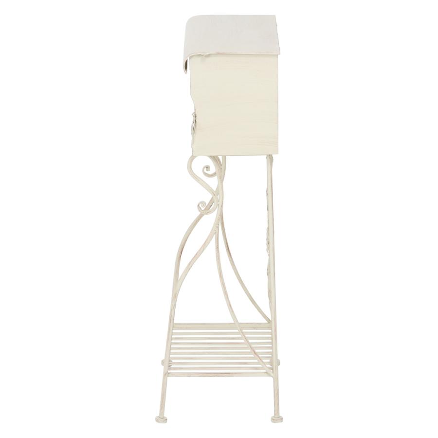 不二貿易　メールボックス　アンティーク塗装　葡萄モチーフ ホワイト　38175 | 不二貿易 | 02