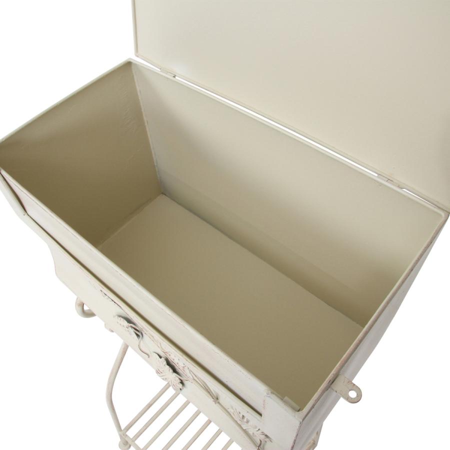 不二貿易　メールボックス　アンティーク塗装　葡萄モチーフ ホワイト　38175 | 不二貿易 | 05