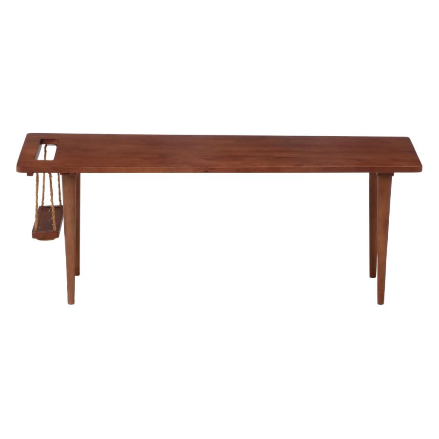 不二貿易　センターテーブル　ゆらゆらマガジンラック付き　組立簡単　ミディアムブラウン　37563 | 不二貿易 | 01