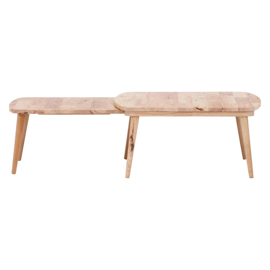 不二貿易 センターテーブル スライド式 組立簡単 ナチュラル 37019 | 不二貿易 | 01