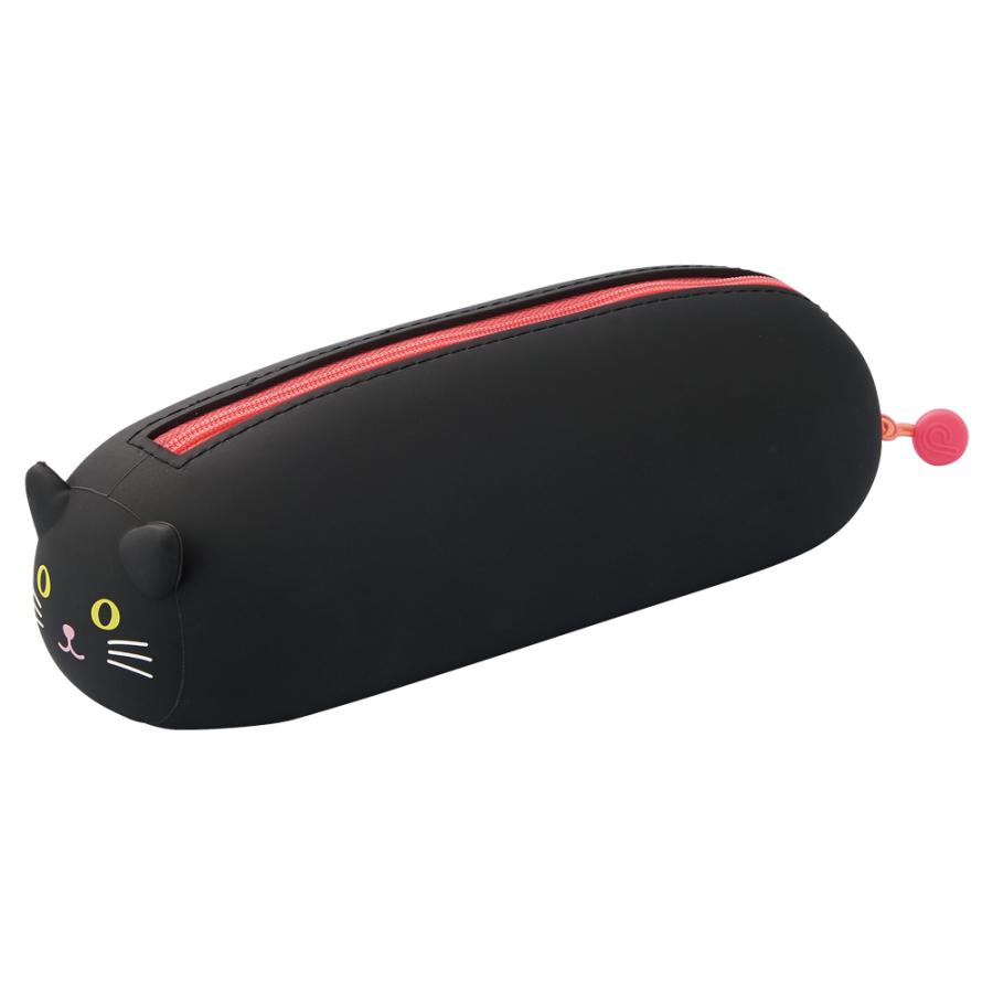 LIHIT LAB (リヒトラブ) SMART FIT PuniLabo 寝ころびペンポーチ BIG クロネコ A7800-3 | LIHIT LAB.