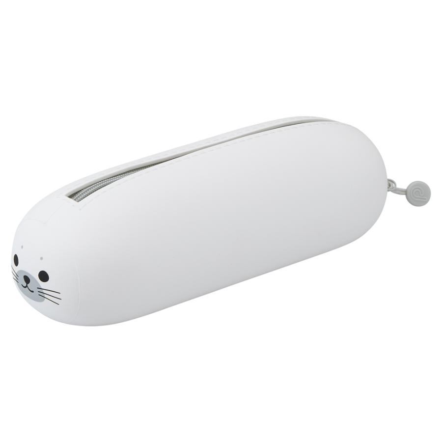 LIHIT LAB (リヒトラブ) SMART FIT PuniLabo 寝ころびペンポーチ BIG アザラシ A7800-16 | LIHIT LAB.