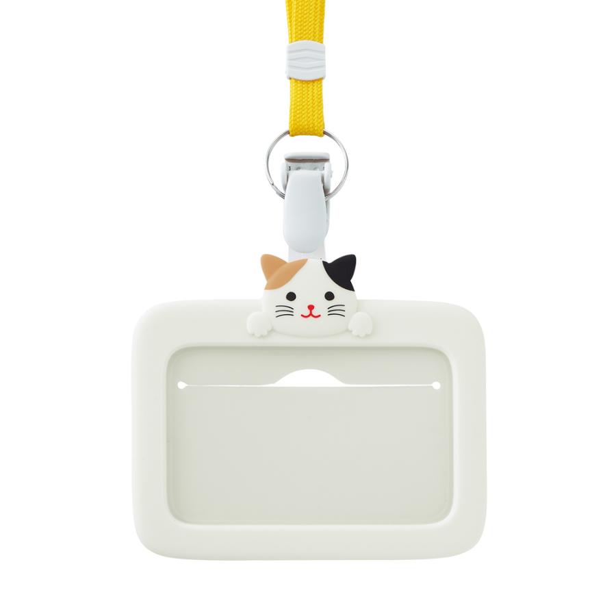 LIHIT LAB (リヒトラブ) SMART FIT PuniLabo IDカードホルダー ミケネコ A7804-7 | LIHIT LAB.