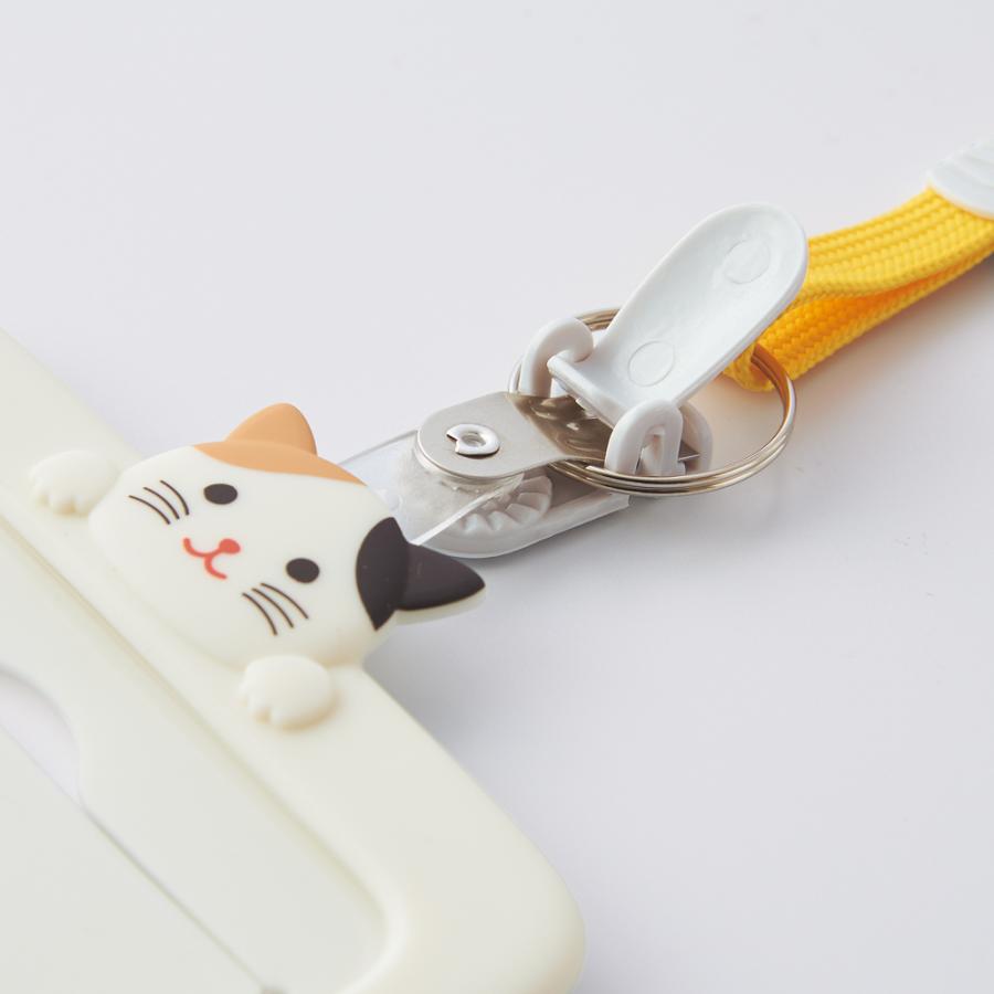 LIHIT LAB (リヒトラブ) SMART FIT PuniLabo IDカードホルダー ミケネコ A7804-7 | LIHIT LAB. | 05