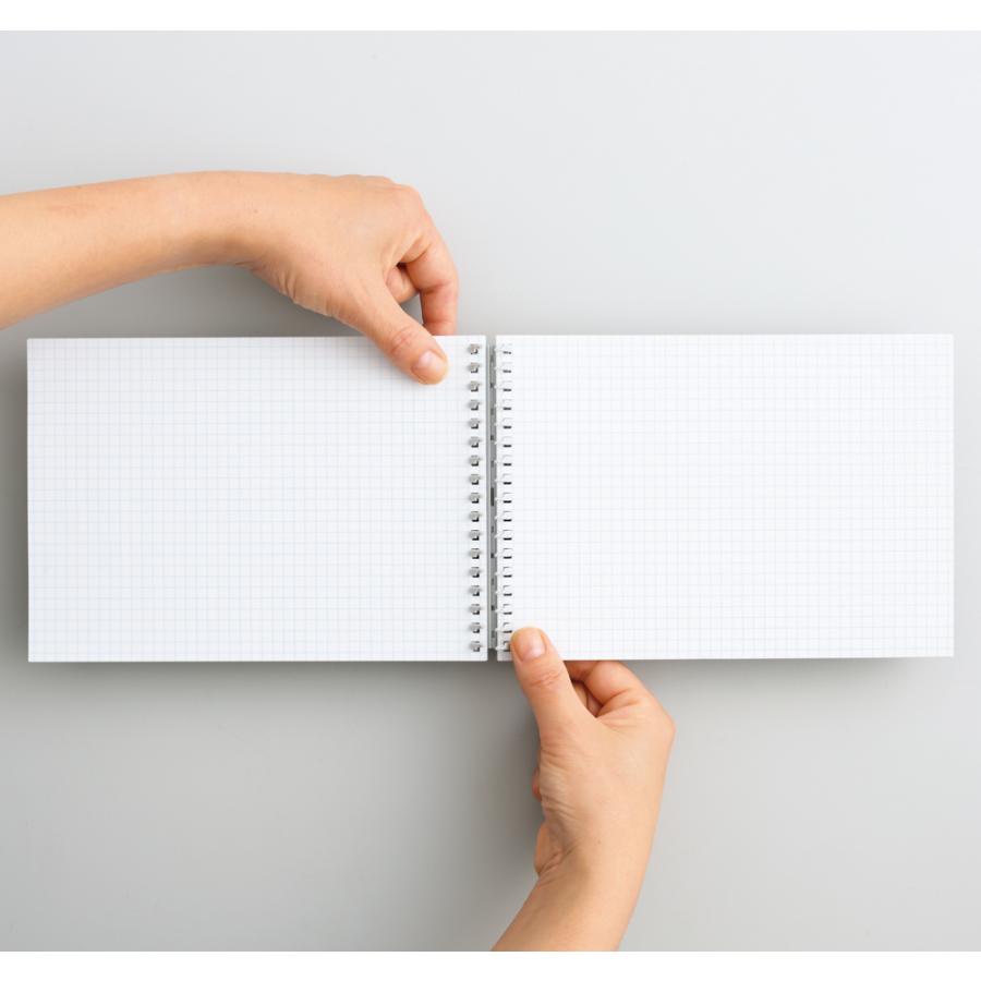 LIHIT LAB (リヒトラブ) hirakuno ツイストノート ツイストノートA5E シルバー N1675-26 | LIHIT LAB. | 01