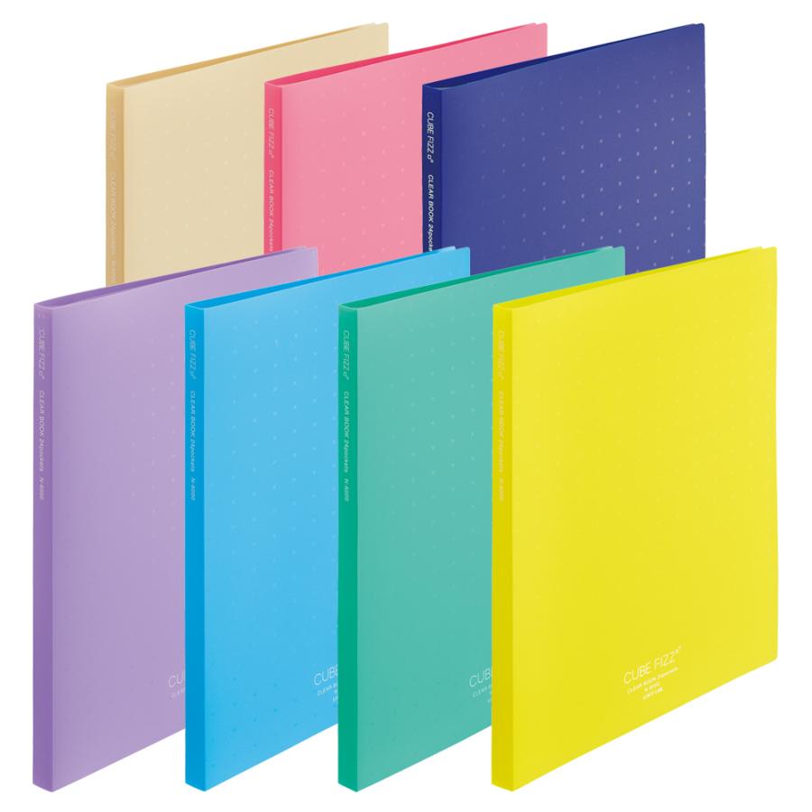 LIHIT LAB (リヒトラブ) CUBE FIZZ クリヤーブック ブルー N6000-8 | LIHIT LAB. | 04