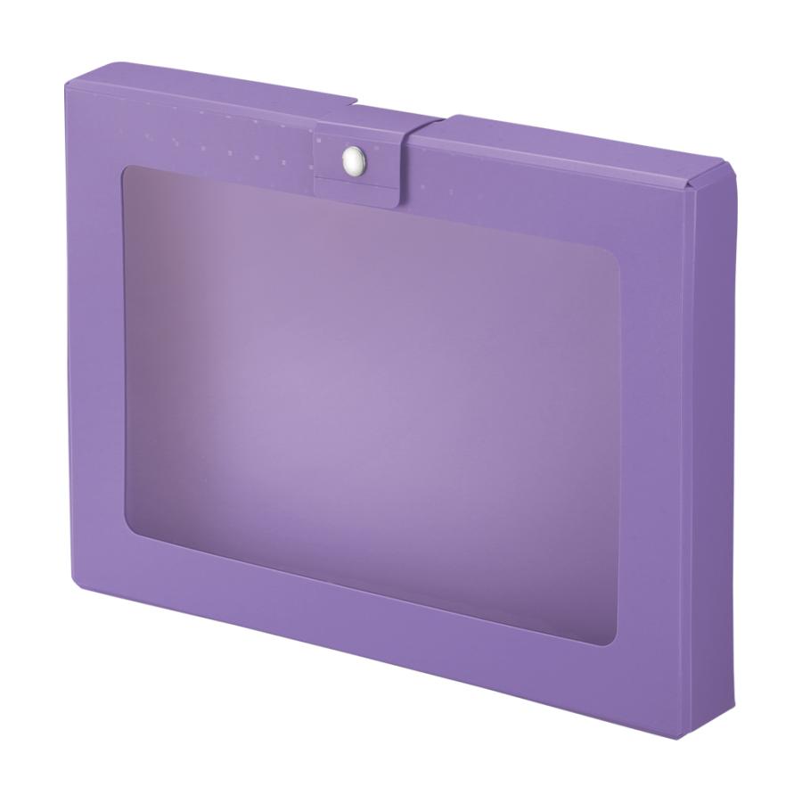 LIHIT LAB (リヒトラブ) CUBE FIZZ ハンドケース パープル A699-10 | LIHIT LAB. | 01