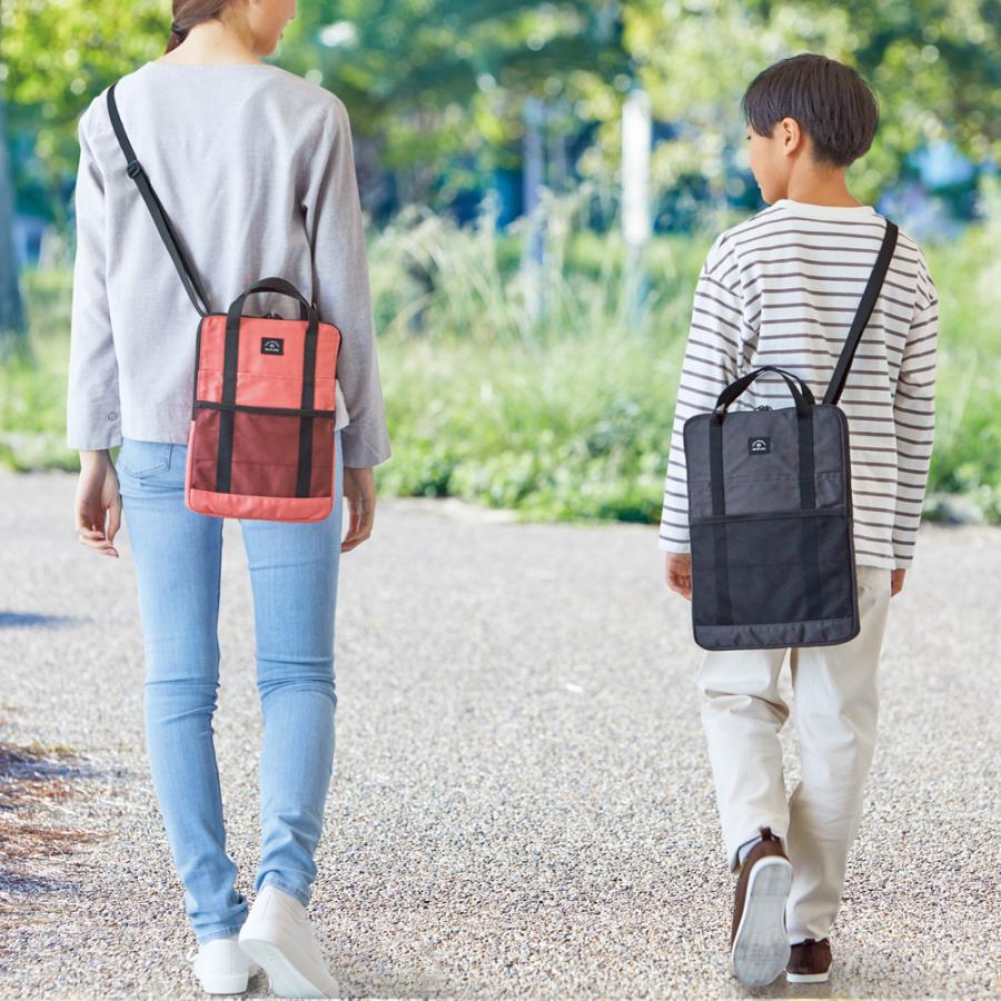 LIHIT LAB (リヒトラブ) ALCLEA モバイルポーチ チャコールグレー Sサイズ  コーラルピンク A7925-12 | LIHIT LAB. | 03