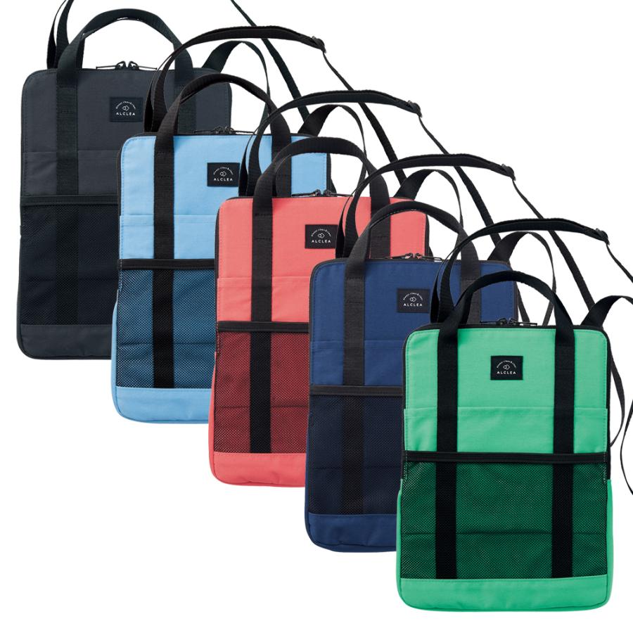 LIHIT LAB (リヒトラブ) ALCLEA モバイルポーチ チャコールグレー Sサイズ  スカイブルー A7925-14 | LIHIT LAB. | 06