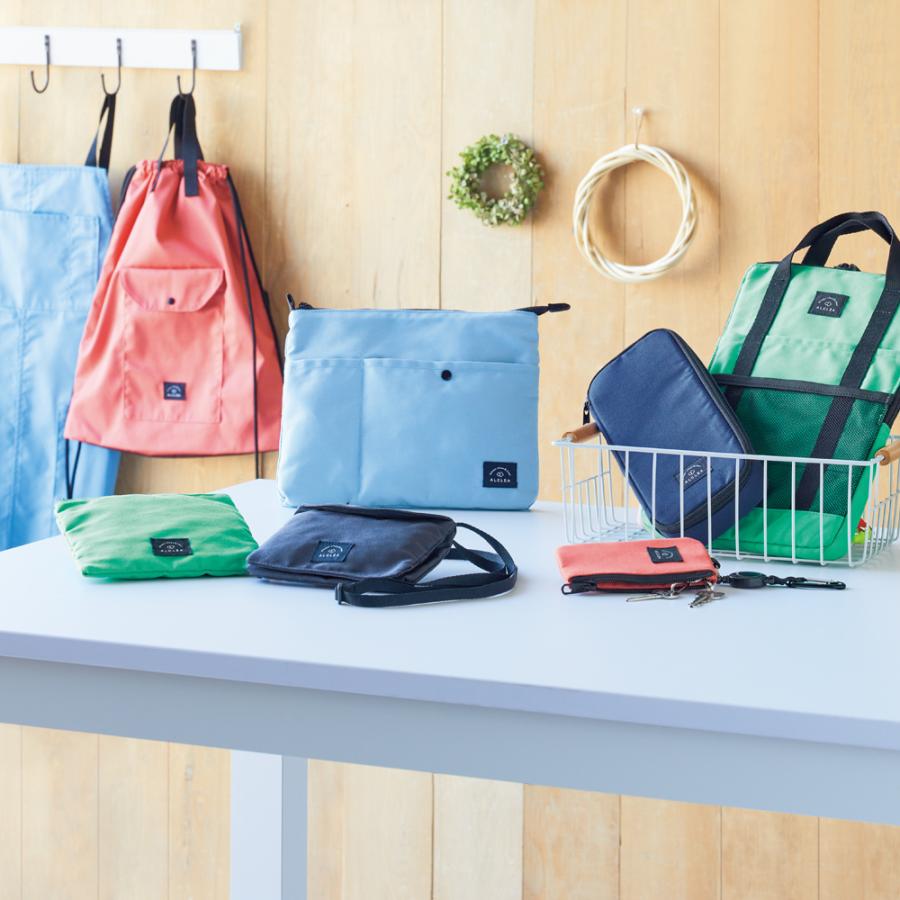 LIHIT LAB (リヒトラブ) ALCLEA マスク&ポーチ チャコールグレー ネイビー ※マスクスタンド付き A7930-11 | LIHIT LAB. | 08