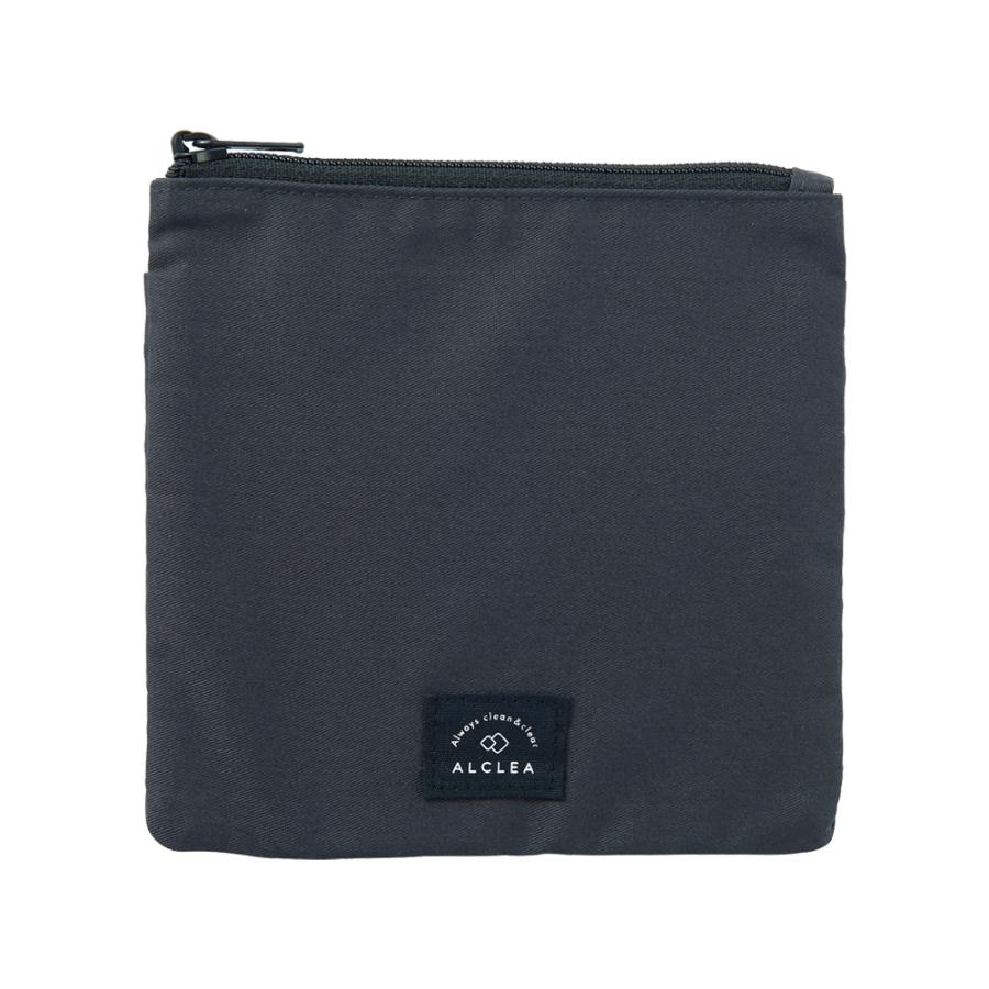 LIHIT LAB (リヒトラブ) ALCLEA マスク&ポーチ チャコールグレー チャコールグレー ※マスクスタンド付き A7930-27 | LIHIT LAB.