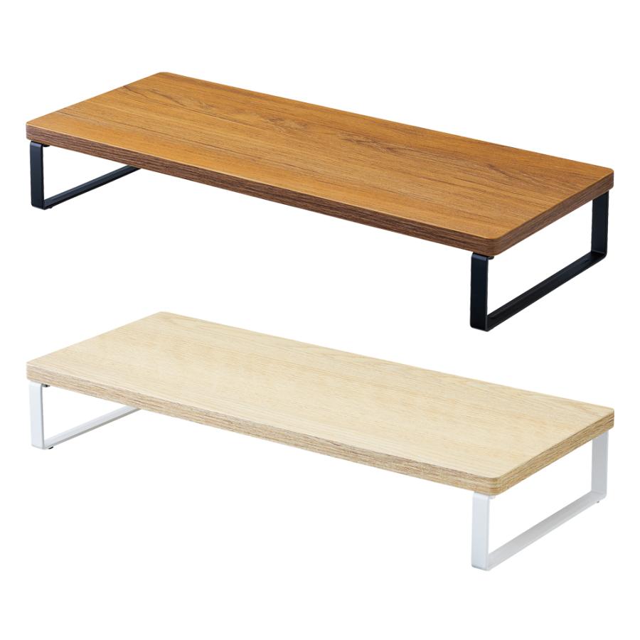 LIHIT LAB (リヒトラブ) MDF机上台・スリム 500×200 ロータイプ ナチュラル A8002-35 | LIHIT LAB. | 02