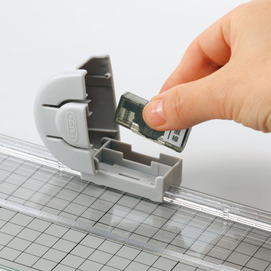 LIHIT LAB (リヒトラブ) スライドカッター(カッターマット付 / セーフティロック付き) M60 | LIHIT LAB. | 03