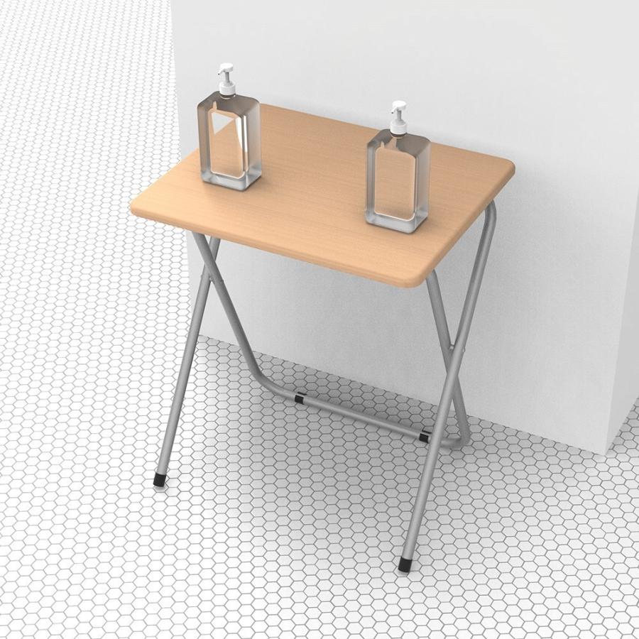 ナカバヤシ 折りたたみデスク W600 ナチュラル木目 NFD-6050CNM | ブランド登録なし | 02