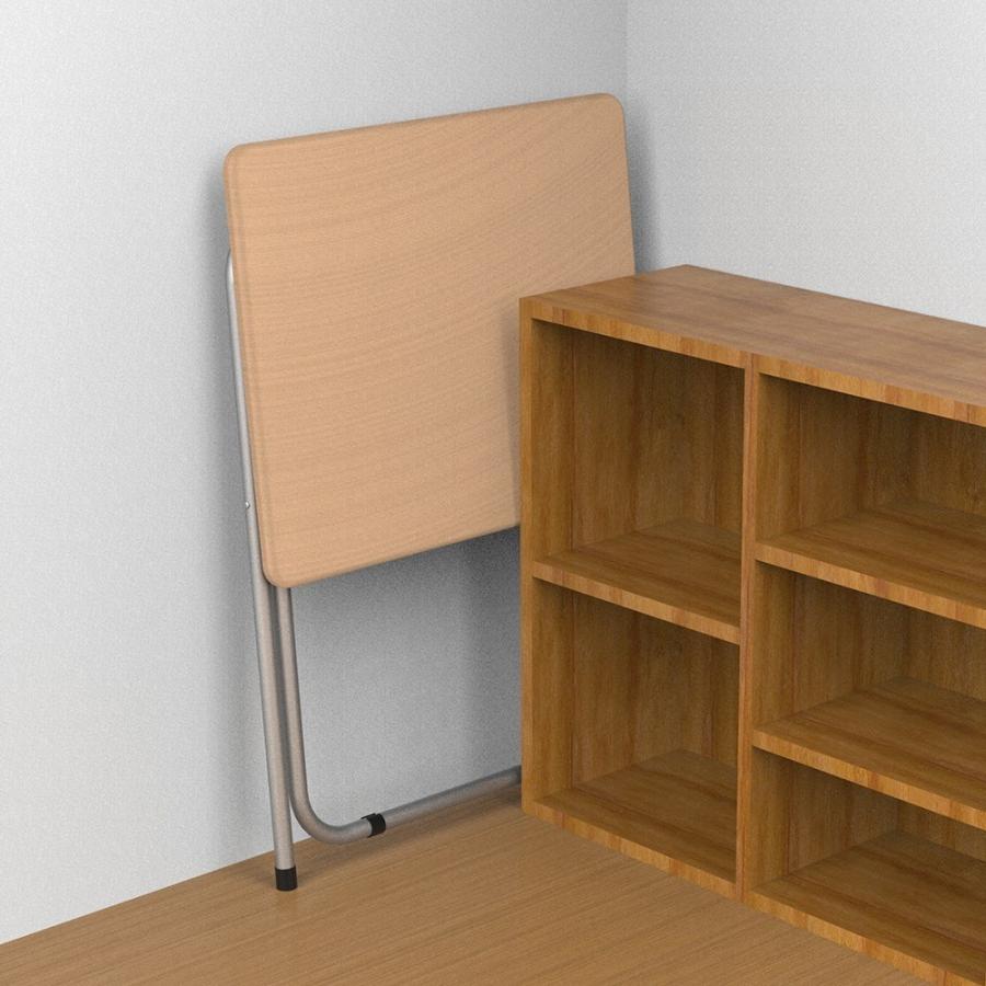 ナカバヤシ 折りたたみデスク W600 ナチュラル木目 NFD-6050CNM | ブランド登録なし | 03