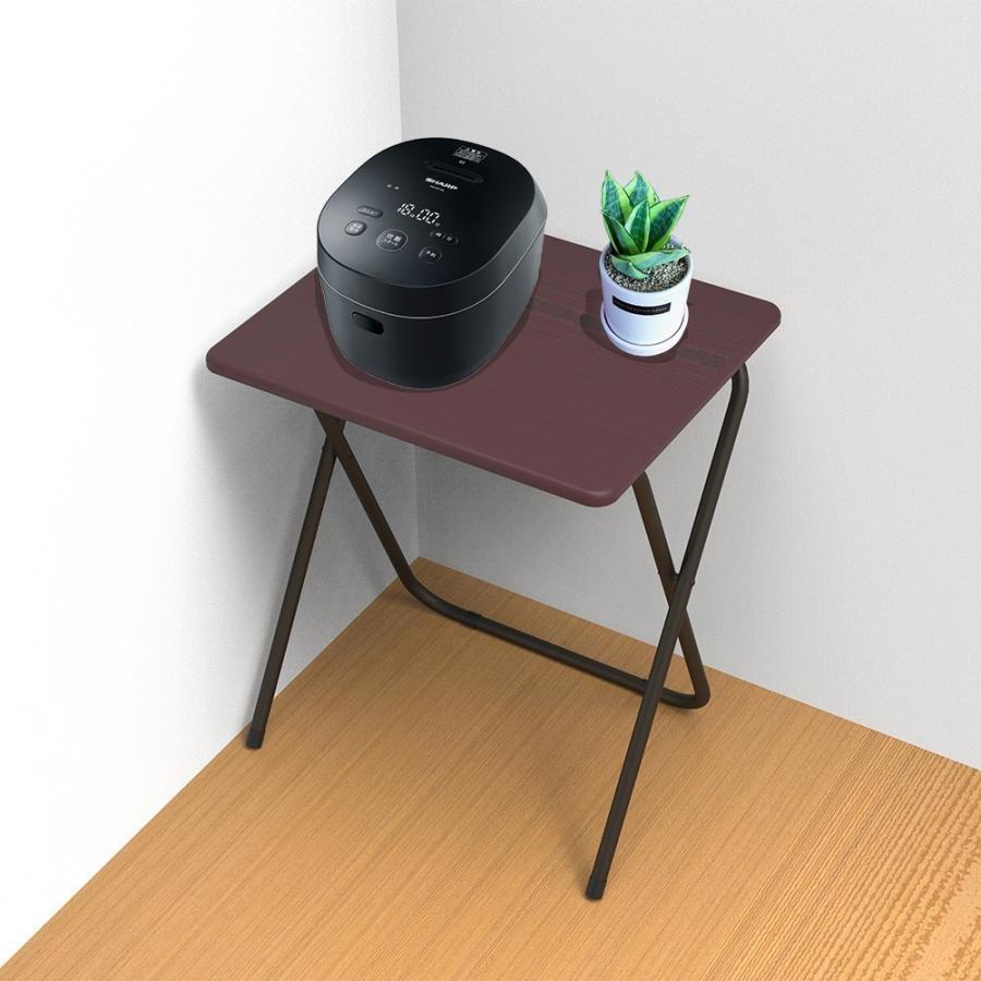 ナカバヤシ 折りたたみデスク W600 ダーク木目 NFD-6050DM | ブランド登録なし | 01
