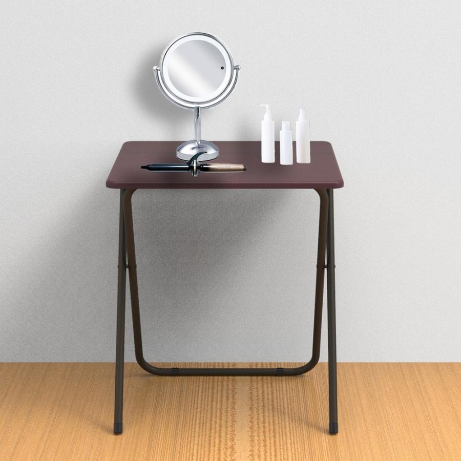 ナカバヤシ 折りたたみデスク W600 ダーク木目 NFD-6050DM | ブランド登録なし | 04