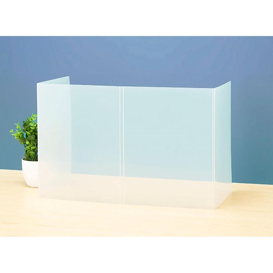 ナカバヤシ 折りたたみ モバイル パーティション クリア PTS-OT1034CR 飛沫飛散対策 A4サイズ | ブランド登録なし | 01