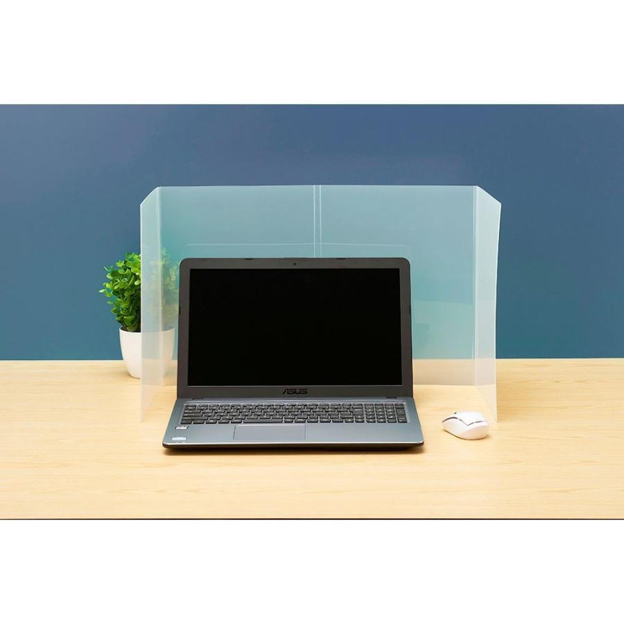 ナカバヤシ 折りたたみ モバイル パーティション クリア PTS-OT1034CR 飛沫飛散対策 A4サイズ | ブランド登録なし | 03