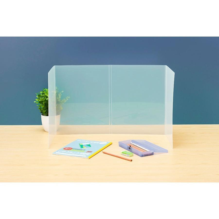 ナカバヤシ 折りたたみ モバイル パーティション クリア PTS-OT1034CR 飛沫飛散対策 A4サイズ | ブランド登録なし | 04