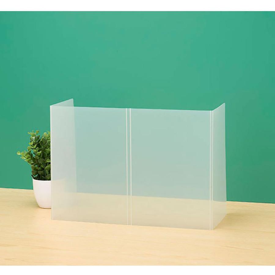 ナカバヤシ 折りたたみモバイルパーティション A4 クリア PTS-OT8632CR | ブランド登録なし | 01
