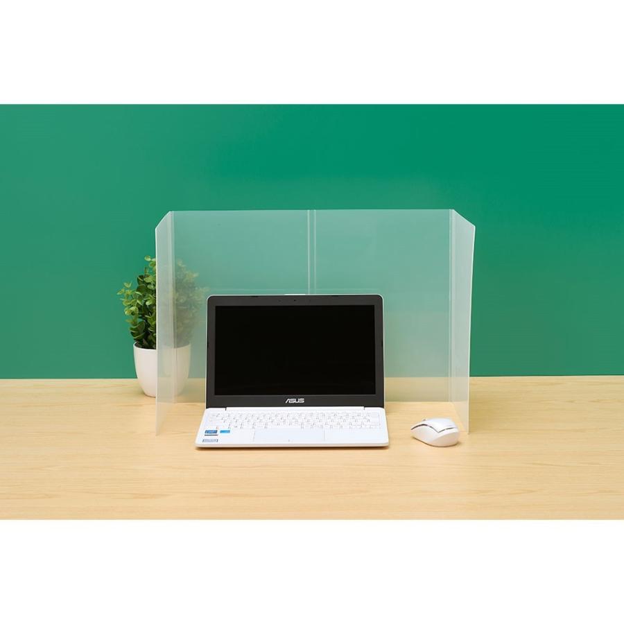 ナカバヤシ 折りたたみモバイルパーティション A4 クリア PTS-OT8632CR | ブランド登録なし | 03